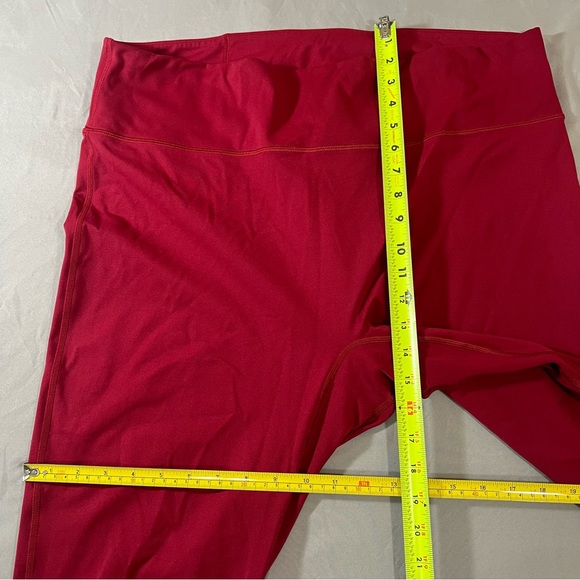 Fabletics Infinity Motion 365 High Waisted Leggings color cherry red Size 4X - Picture 14 of 16